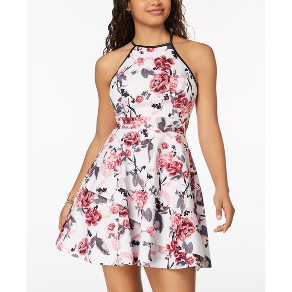 Speechless Dresses & Skirts - Speechless Juniors Tiered Fit Flare Dress